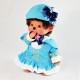 Monchhichi X Milky Holmes 藍色裙子女孩